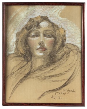 Stanislaw Ignacy Witkiewicz (1885 Warsaw - 1939 Jeziory in Polesia), Portrait of Anna M., 