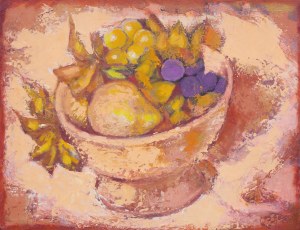 Tamara Lempicka (1894 Warsaw - 1980 Cuernavaca), Still life with compotier, circa 1963.