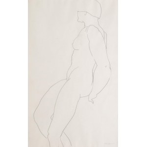 Tamara Łempicka (1894 Warszawa - 1980 Cuernavaca), Akt stojący, ok. 1928 r.