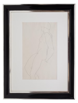 Tamara Lempicka (1894 Warsaw - 1980 Cuernavaca), Standing nude, ca. 1928.
