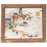 Mela Muter (1876 Warszawa - 1967 Paryż), Kościół Saint Severin w Paryżu/ Rue Galande, Paris, ok. 1920 r.