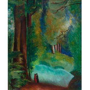 Mojżesz Kisling (1891 Kraków - 1953 Sanary-sur-Mer), Ville-d'avray, 1917