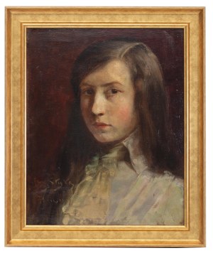 Jan Styka (1858 Lviv - 1925 Rome), Portrait of a young man