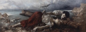 Konstanty Makary Mankowski (1861-1897), After the Sea Storm, (other title: Shipwrecked), 1883.