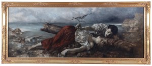 Konstanty Makary Mankowski (1861-1897), After the Sea Storm, (other title: Shipwrecked), 1883.