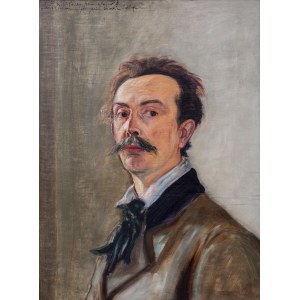 Wlastimil Hofman (1881 Praga - 1970 Szklarska Poręba), Autoportret, 1923 r.