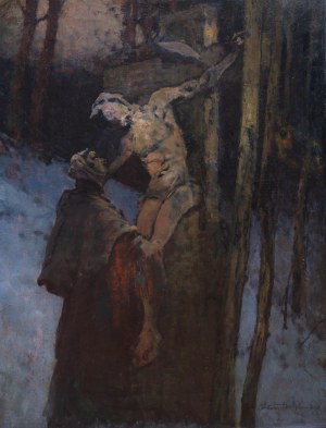 Wladyslaw Wankie (1860 Warsaw - 1925 there), Christ on the Cross