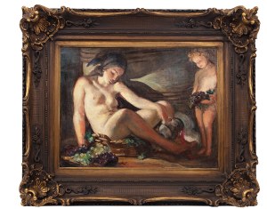 Wojciech Weiss (1875 Leorda in Bukovina - 1950 Krakow), Grapevine. Bacchanalia, 1937.
