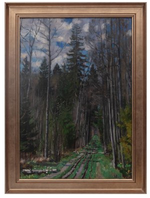 Stanislaw Julianowicz Zhukovsky (1873 Jedrychowice/k. Volkorysk -1944 Pruszkow), Svislocka Forest (Belovezhskaya Pushcha)