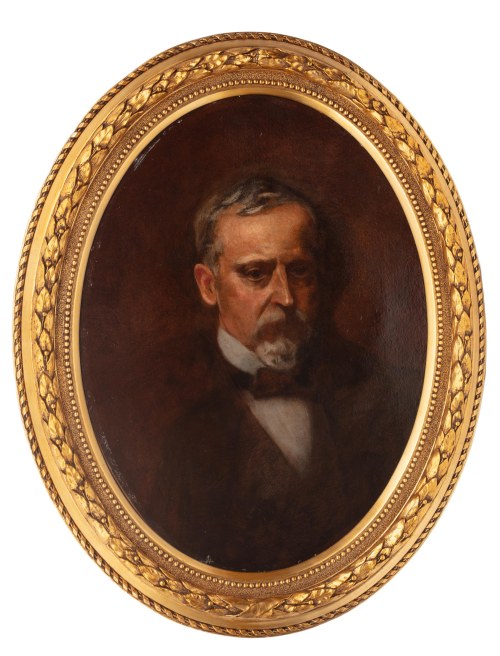 Kazimierz Mordasewicz - przypisywany (1859 Mińsk - 1923 Paryż), Portret Henryka Sienkiewicza
