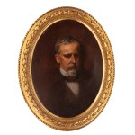 Kazimierz Mordasewicz - przypisywany (1859 Mińsk - 1923 Paryż), Portret Henryka Sienkiewicza