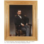 Kazimierz Mordasewicz - przypisywany (1859 Mińsk - 1923 Paryż), Portret Henryka Sienkiewicza