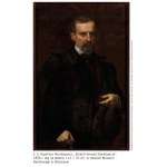 Kazimierz Mordasewicz - przypisywany (1859 Mińsk - 1923 Paryż), Portret Henryka Sienkiewicza