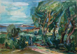 Henryk Epstein (1891 Lodz - 1944 Auschwitz), Coast in Brittany, 1930s.