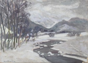 Stefan Filipkiewicz (1879 Tarnów - 1944 Mauthausen), Winter in the mountains