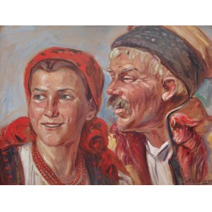 Wincenty Wodzinowski (1866 Igołomnia k. Miechowa - 1940 Kraków), Para chłopska