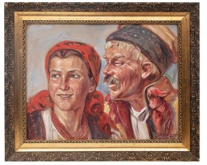 Wincenty Wodzinowski (1866 Igołomnia near Miechów - 1940 Kraków), Peasant couple