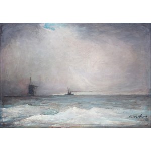 Marian Mokwa (1889 Malary - 1987 Sopot), Na morzu