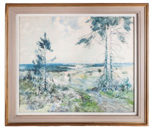 Marian Mokwa (1889 Malary - 1987 Sopot), Road by the Sea, 1930s.