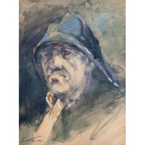 Marian Mokwa (1889 Malary - 1987 Sopot), Rybak, 1950 r.