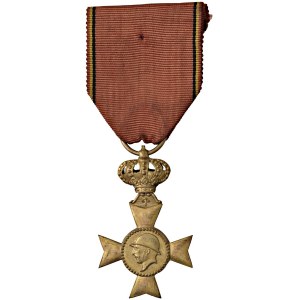 Orders and Decorations - Belgio. Alberto I (1909-1934). Croce commemorativa...