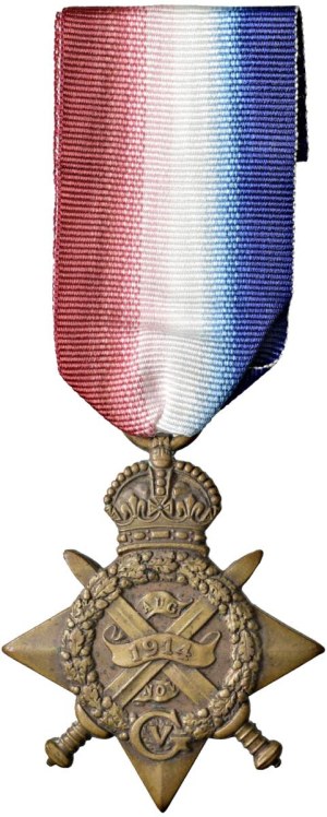 Orders and Decorations - Great Britain. George V (1910-1917). Star of gu...