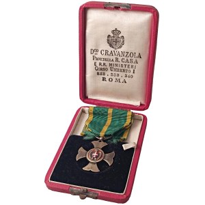 Orders and Decorations - Italia. Vittorio Emanuele III (1900-1943). Croce a...