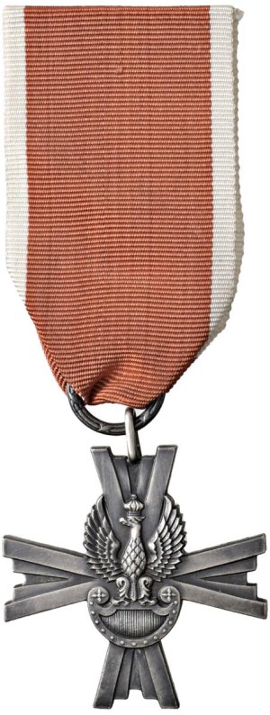 Orders and Decorations - Poolonia (1939-1945). Cross of Merit. With ribbon...