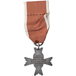 Orders and Decorations - Poolonia (1939-1945). Croce al Merito. Con nastrin...