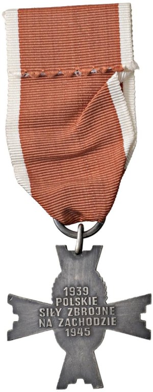 Orders and Decorations - Poolonia (1939-1945). Cross of Merit. With ribbon...