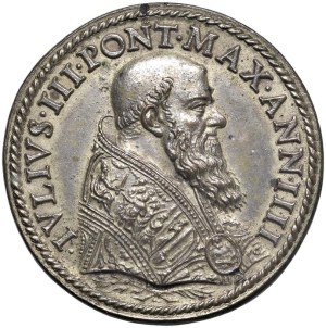 Papal Medals Collection - Julius III (1550-1555). Medal a.IV. The construction...