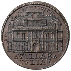 Papal Medals Collection - Julius III (1550-1555). Medal a.IV. The construction...