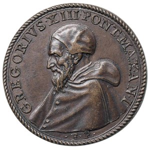 Papal Medals Collection - Gregorio XIII (1572-1585). Medaglia 1572 a.I. La s...