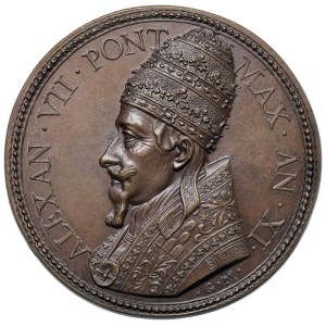 Papal Medals Collection - Alessandro VII (1655-1667). Medaglia annuale 1665 ...
