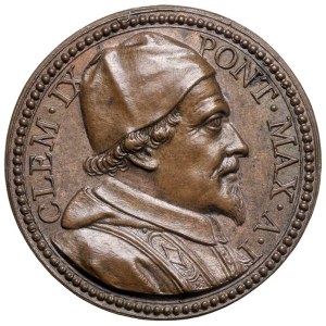 Papal Medals Collection - Clement IX (1667-1669). Medal 1667 a.i. For the...