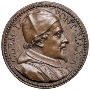 Papal Medals Collection - Clement IX (1667-1669). Medal 1667 a.i. For the...