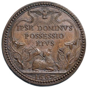 Papal Medals Collection - Clement IX (1667-1669). Medal 1667 a.i. For the...