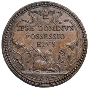 Papal Medals Collection - Clement IX (1667-1669). Medal 1667 a.i. For the...