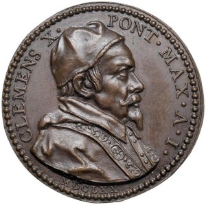 Papal Medals Collection - Clement X (1670-1676). Medal 1670 a.i. For the ...