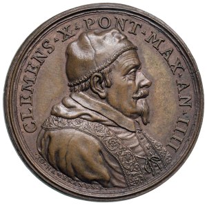 Papal Medals Collection - Clement X (1670-1676). Medal 1673 a.IIII. Supr...