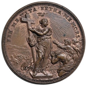 Papal Medals Collection - Clement X (1670-1676). Medal 1673 a.IIII. Supr...