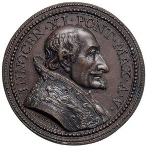 Papal Medals Collection - Innocent XI (1676-1789). Medal 1680 a.V. Carit...