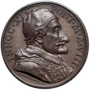 Papal Medals Collection - Innocent XI (1676-1789). Medal a.VIII. For the a.