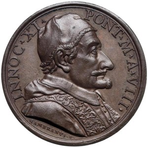 Papal Medals Collection - Innocent XI (1676-1789). Medal a.VIII. For the a.