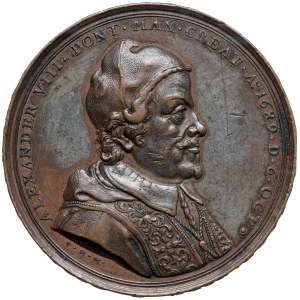 Papal Medals Collection - Alessandro VIII (1689-1691). Medaglia 1689. Elezio...