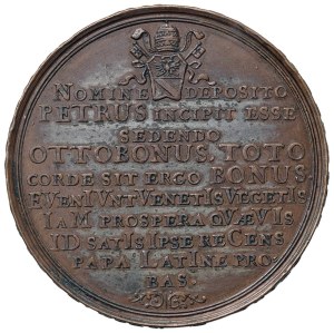 Papal Medals Collection - Alexander VIII (1689-1691). Medal 1689. Election.