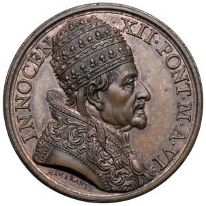Papal Medals Collection - Innocent XII (1691-1700). Annual medal 1697 a...