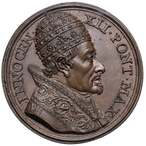 Papal Medals Collection - Innocent XII (1691-1700). Medal. Efforts of the Po...