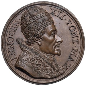 Papal Medals Collection - Innocent XII (1691-1700). Medal. Efforts of the Po...