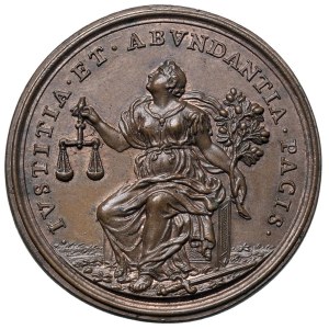 Papal Medals Collection - Innocent XII (1691-1700). Medal. Efforts of the Po...